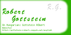 robert gottstein business card